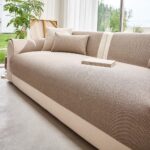 Sofa Seat Pads Cotton Linen Time