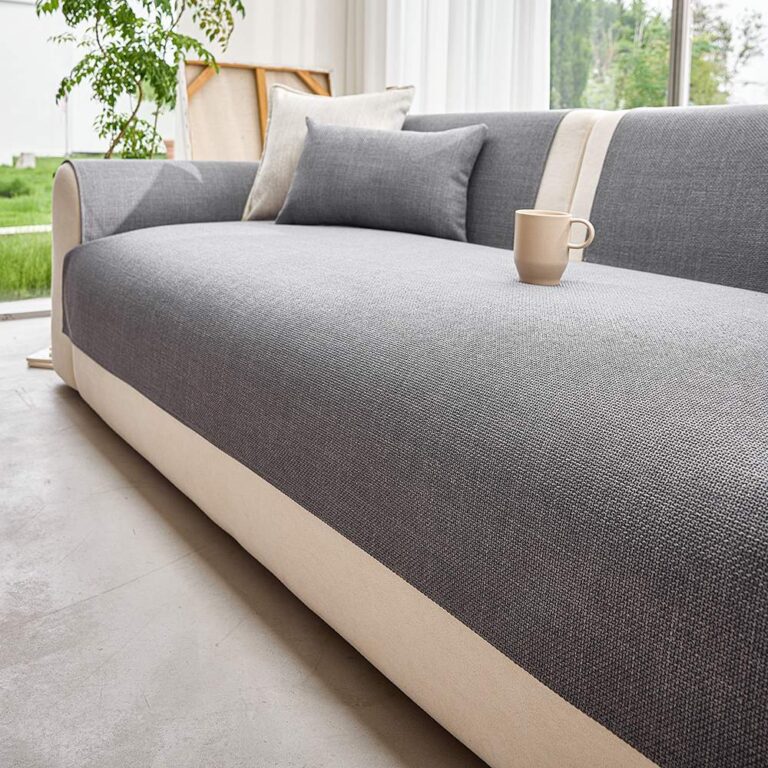 Sofa Seat Pads Cotton Linen Time