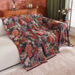 Sofa Throws Romantic Flower
